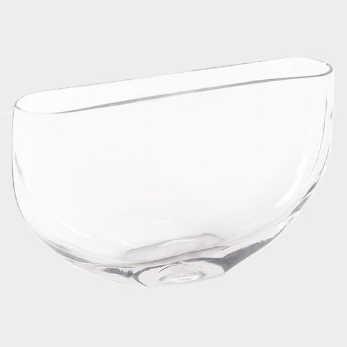 4.75 Inch H X 2.25 Inch X 8 Inch Clear Half Moon